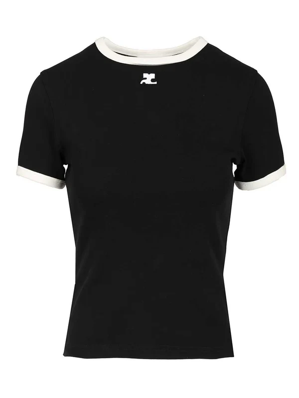 Courrèges Black Half Sleeve