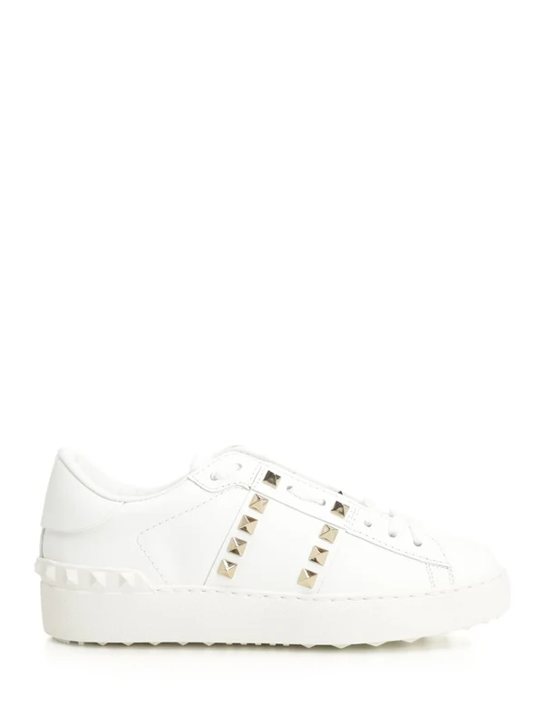 Valentino White Low Top Sneakers