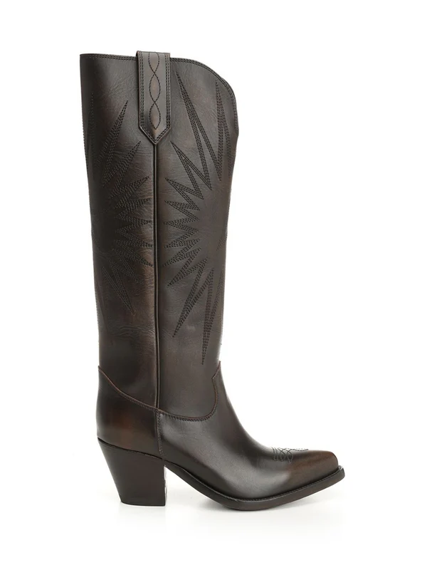 Golden Goose Brown Middle Boots
