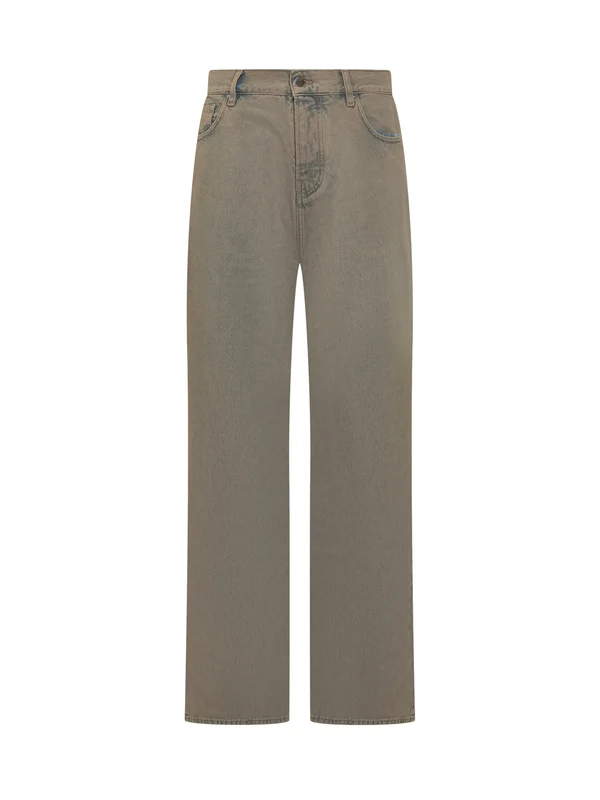Amiri Green Denim Pants