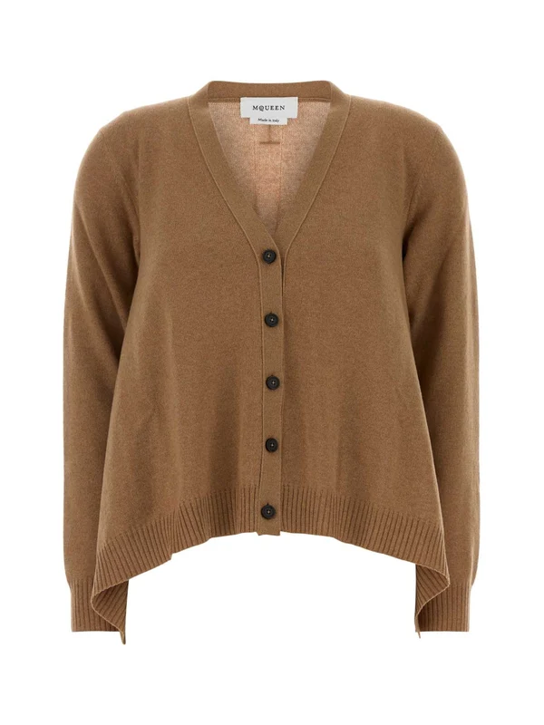 Alexander Mcqueen Brown Cardigans