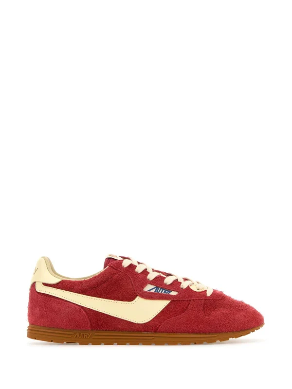 Autry Red Low Top Sneakers
