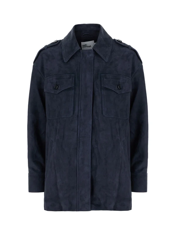 Self-Portrait Navy Jackets