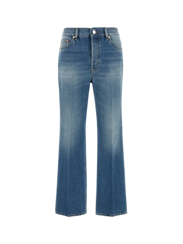 Gucci Blue Denim Pants