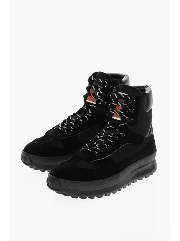 Maison Margiela Black Lace-Up Boots