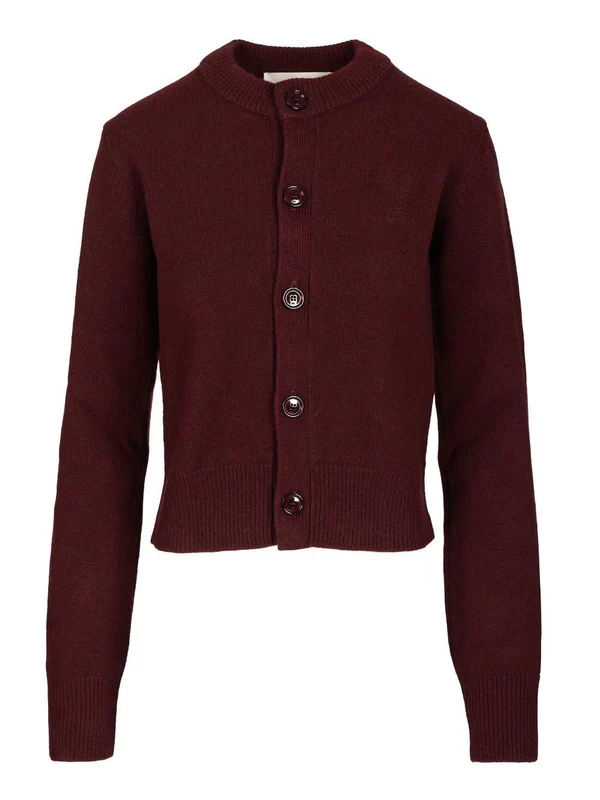 Ami Burgundy Cardigans