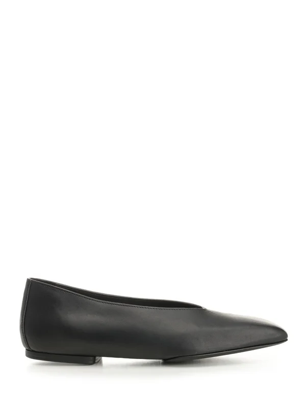 Rick Owens Black Flat Shoes