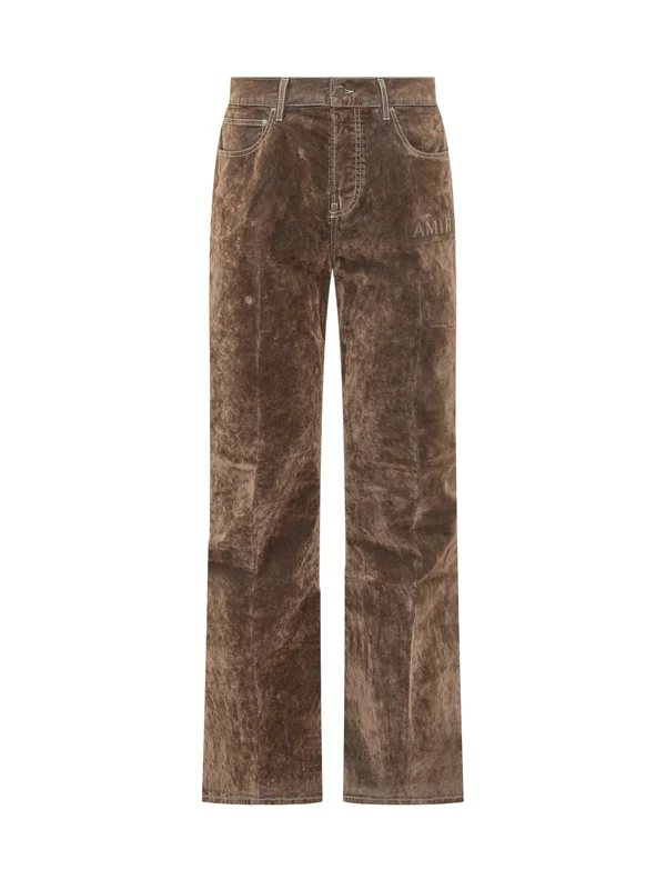 Amiri Brown Denim Pants