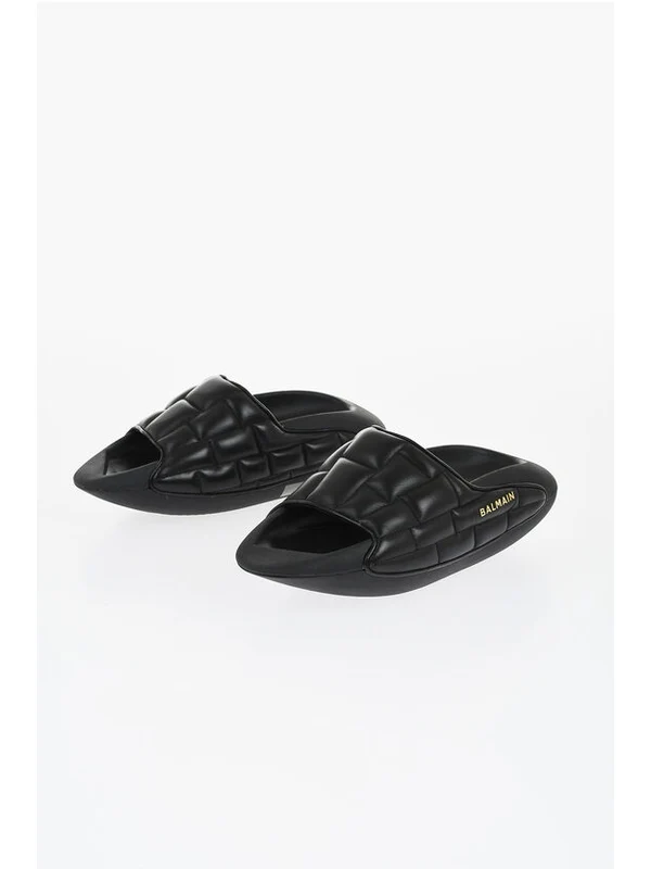 Balmain Black Slides