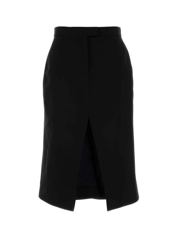 Alexander Mcqueen Black Skirts
