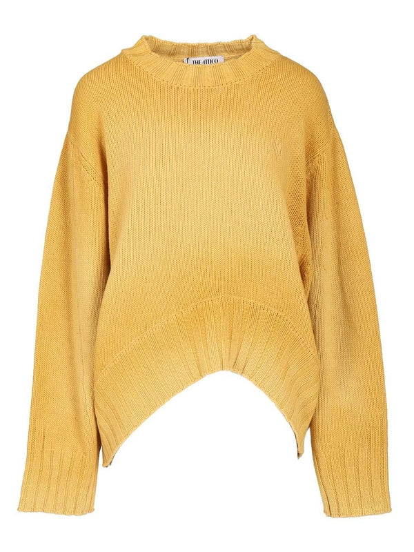 The Attico Beige Yellow Knitted