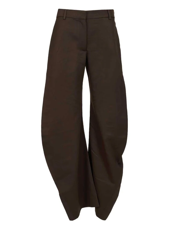Acne Studios Brown Wool Tailored Pants