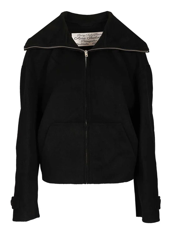 Acne Studios Wool Zip-Up Cardigan
