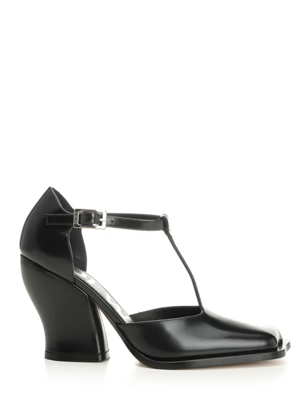 Loewe Black Sandal Heels