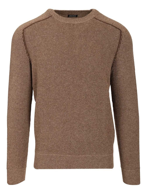 Ermenegildo Zegna Brown Knitted