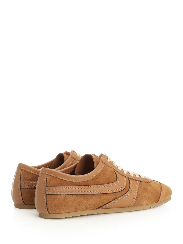 Dries Van Noten Beige Low Top Sneakers - Image 3