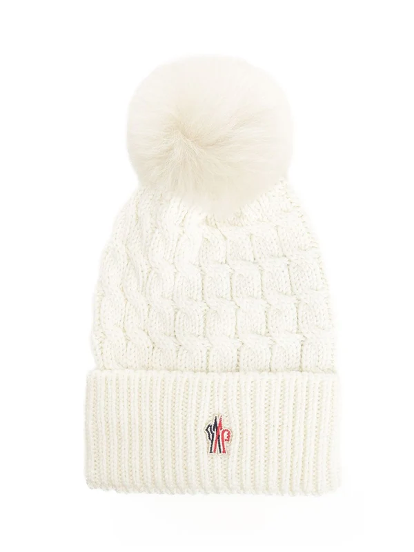 Moncler Ivory Beanies