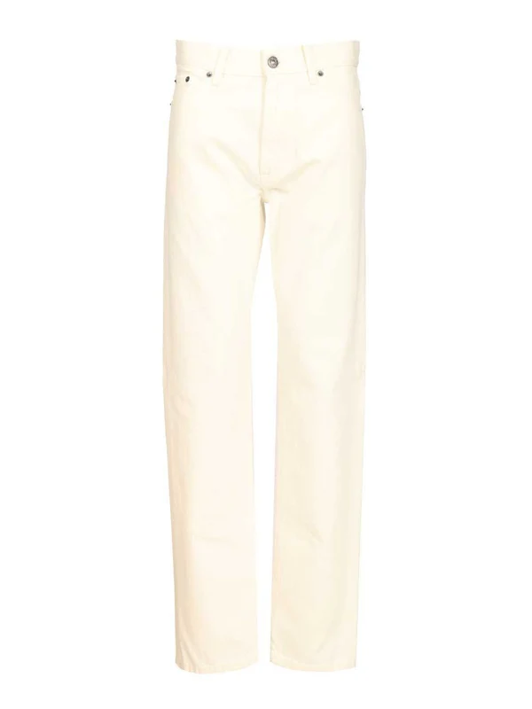 Ermenegildo Zegna Ivory Denim Pants