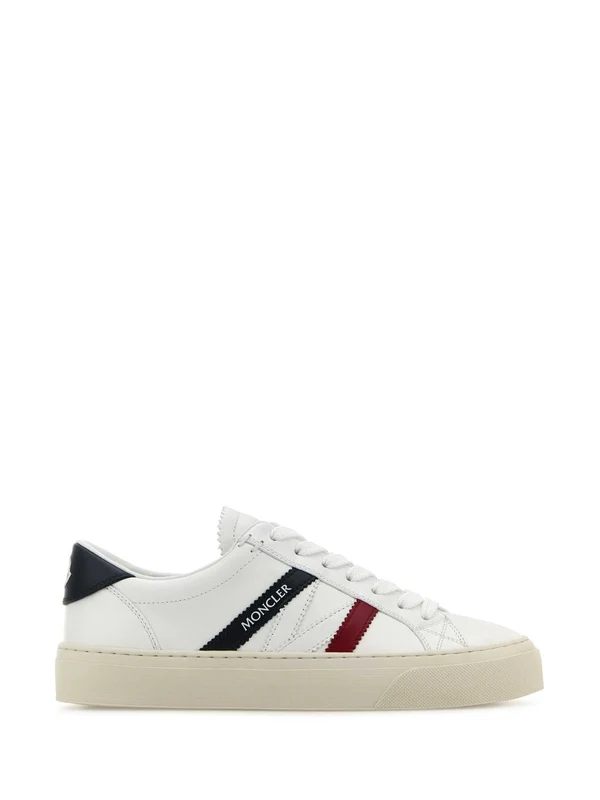 Moncler White Low Top Sneakers
