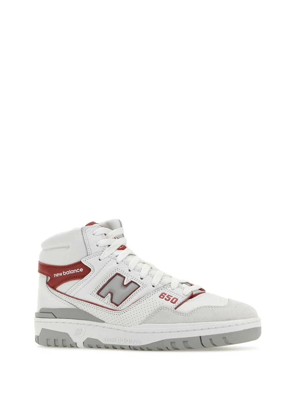 New Balance White High Top Sneakers - Image 2