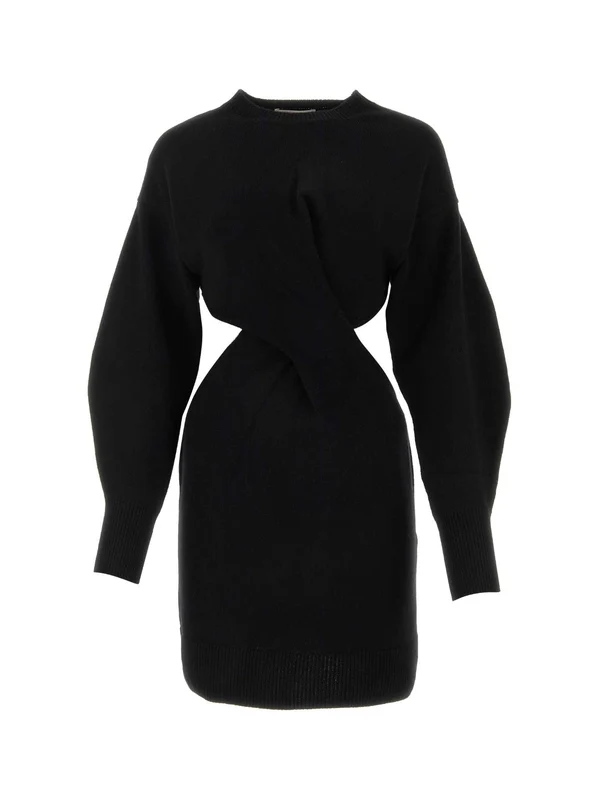 Alexander Mcqueen Black Mini Dress