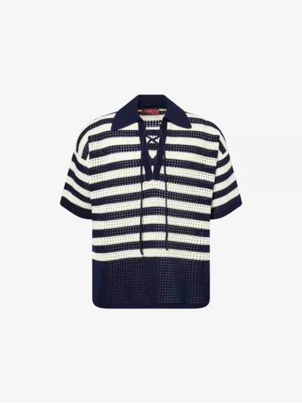 Gucci Navy Polo Shirts