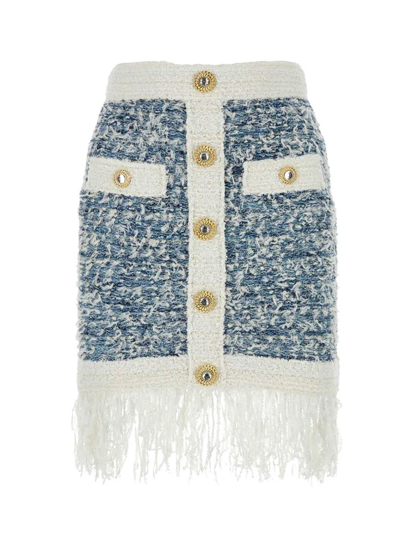Balmain Blue Skirts