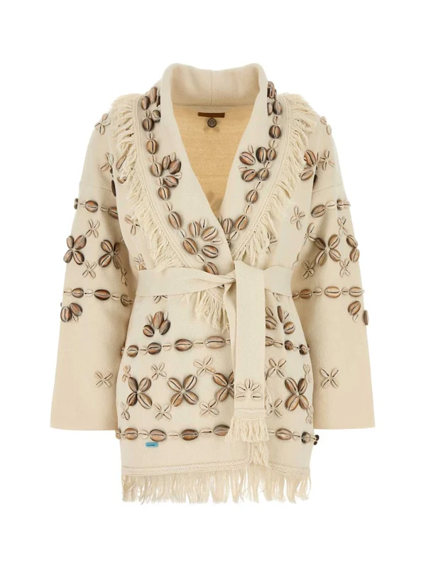 Alanui Beige Cardigans