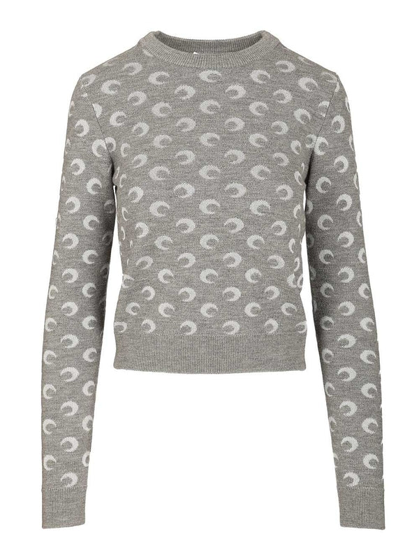 Marine Serre Grey Knitted