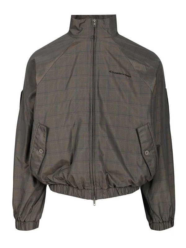 Tracksuit Grey Check Jacket