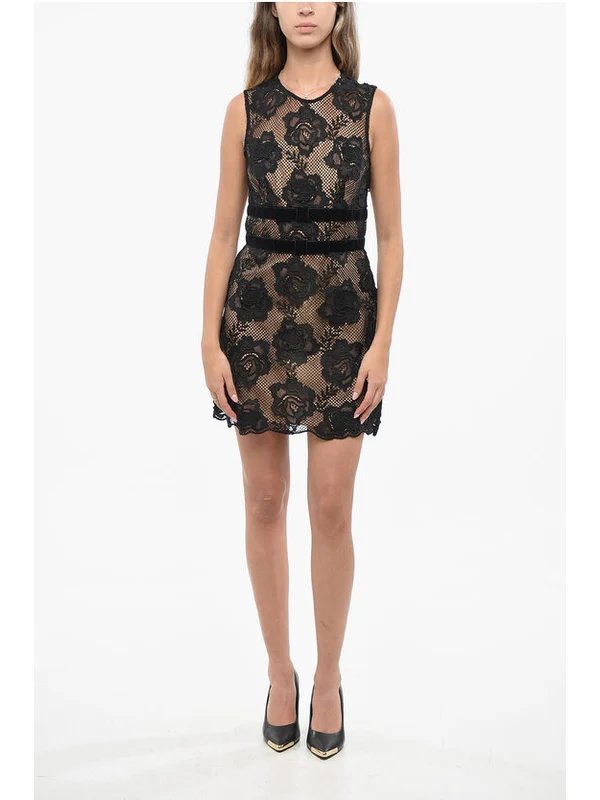 Self-Portrait Black Mini Dress