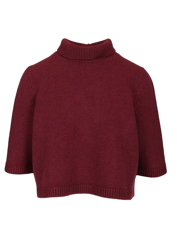 Alaia Burgundy Knitted