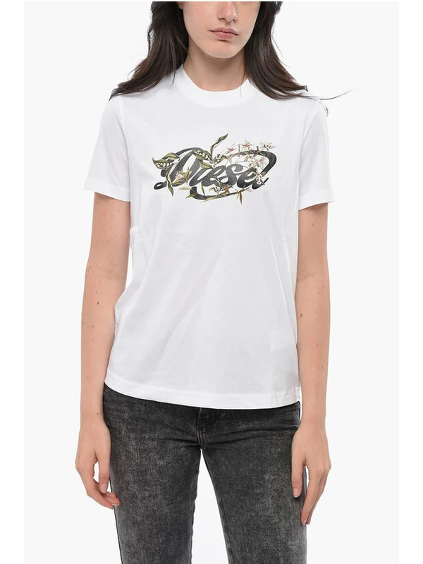 Diesel White Half Sleeve