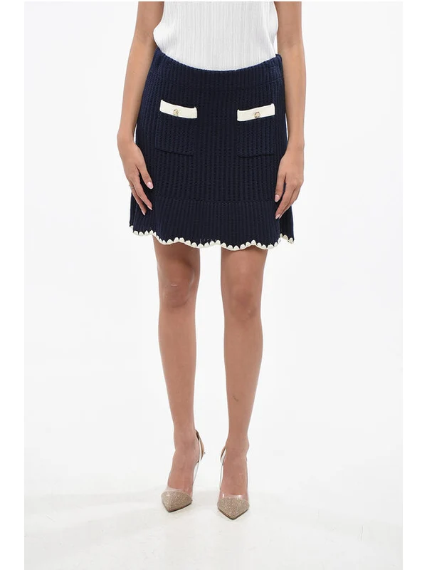 Self-Portrait Navy Skirts