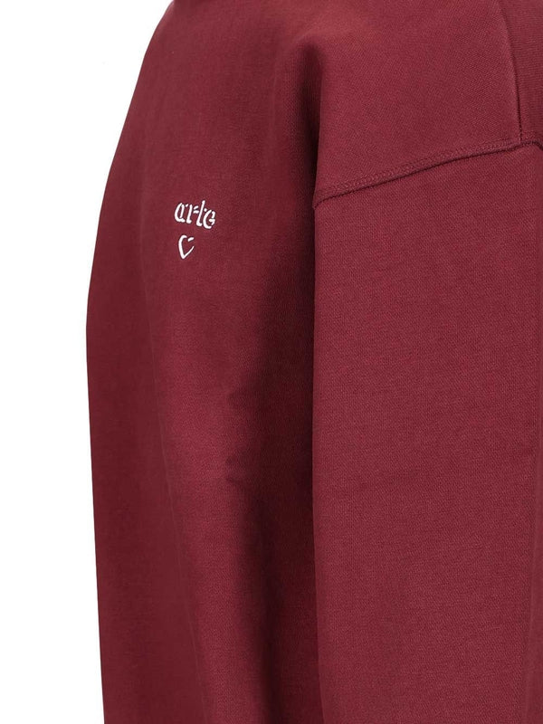 Arte Burgundy Sweatshirts - Image 4