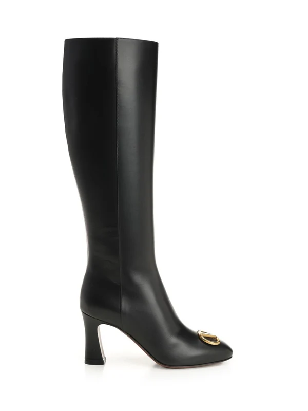 Valentino Black High Boots