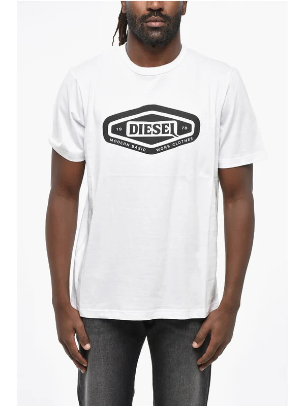 Diesel White Half Sleeve