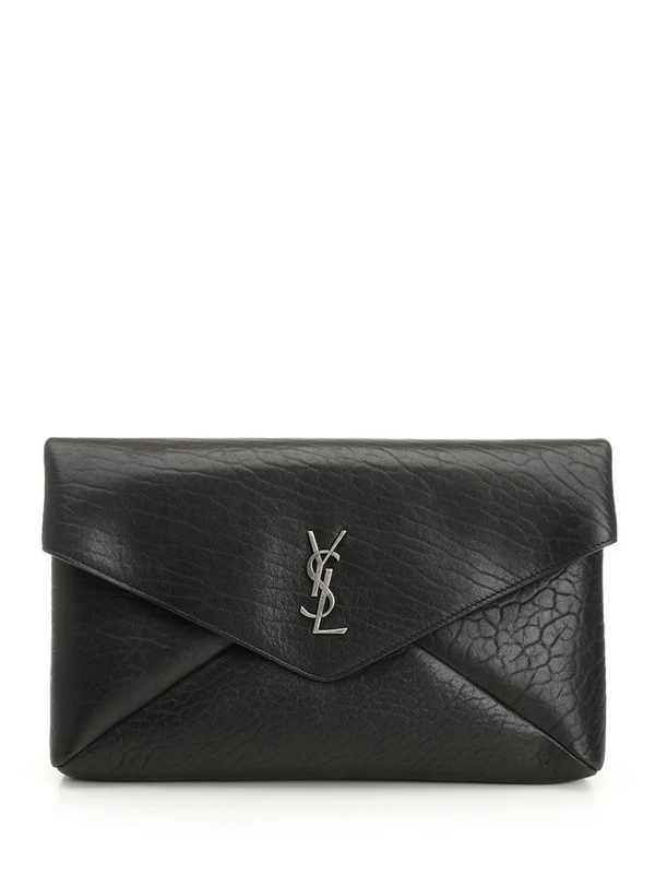 Cassandra Large Black Clutch Bags