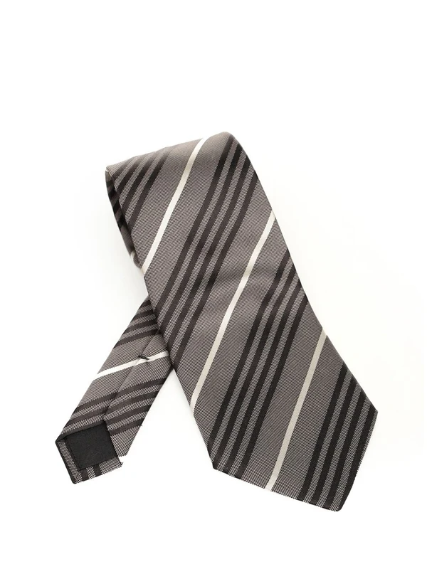 Saint Laurent Grey Neck Ties