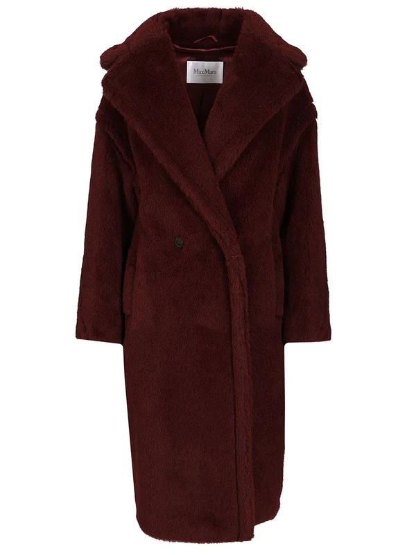 Max Mara Burgundy Coats