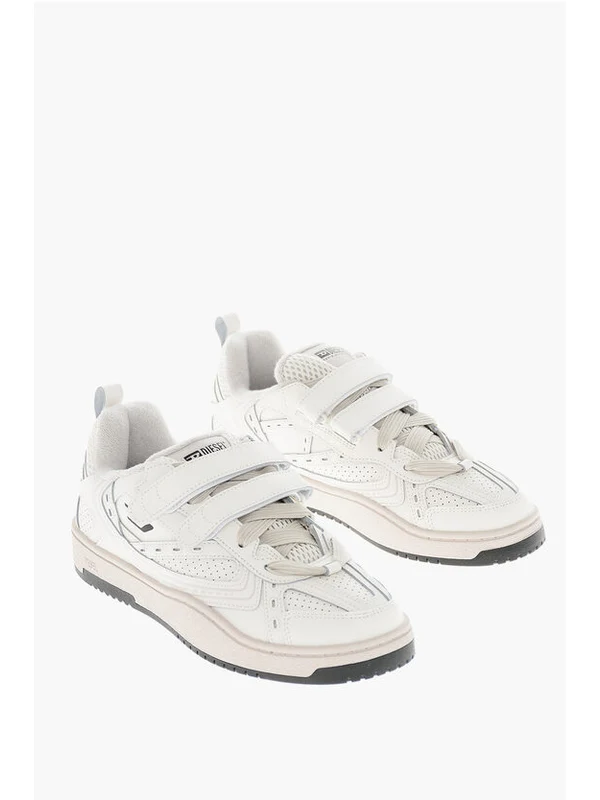 Diesel White Low Top Sneakers