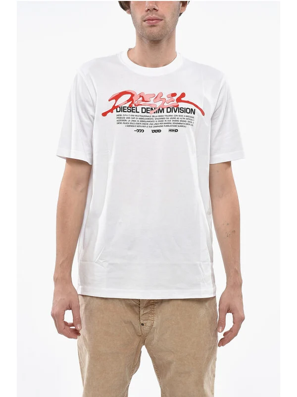 Diesel White Half Sleeve