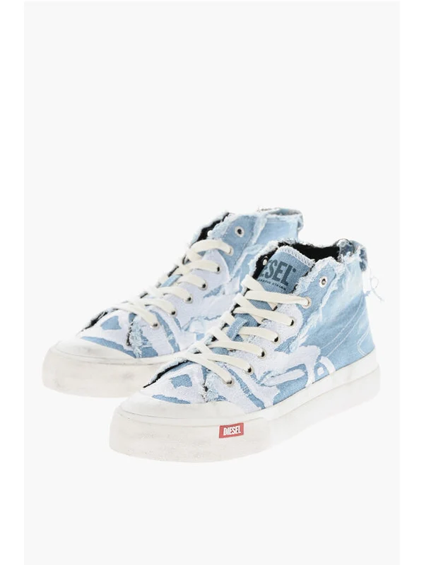 Diesel Blue High Top Sneakers