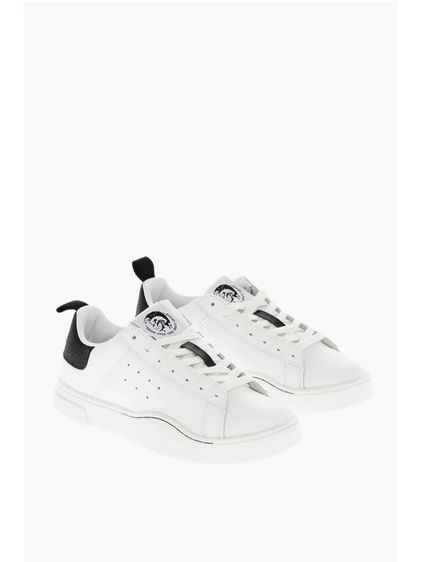 Diesel White Low Top Sneakers