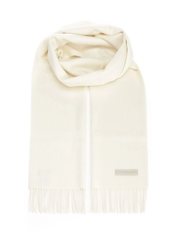 Ermenegildo Zegna Ivory Other Fabric Mufflers
