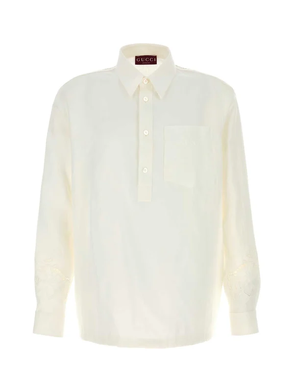 Gucci White Polo Shirts