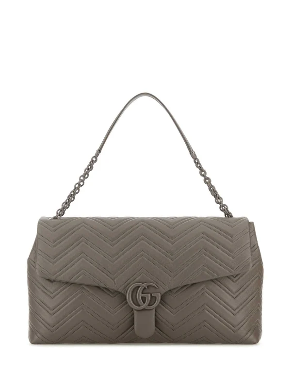 Gucci Gg Marmont Maxi Grey Crossbody & Shoulder Bags