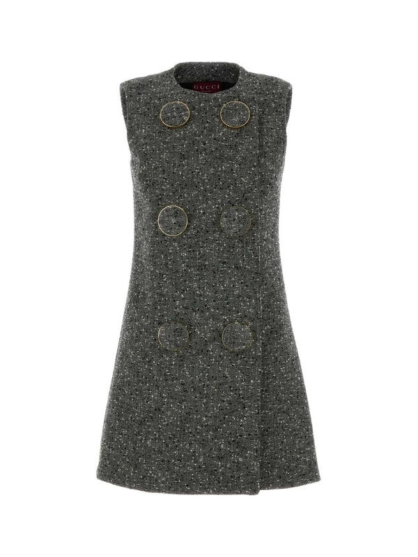 Gucci Grey Mini Dress