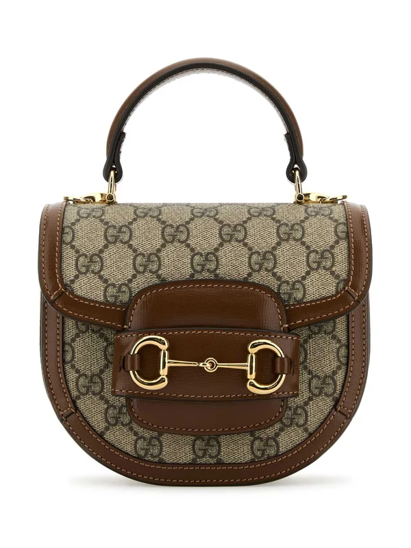 Gucci Horsebit 1955 Mini Brown Tote Bags