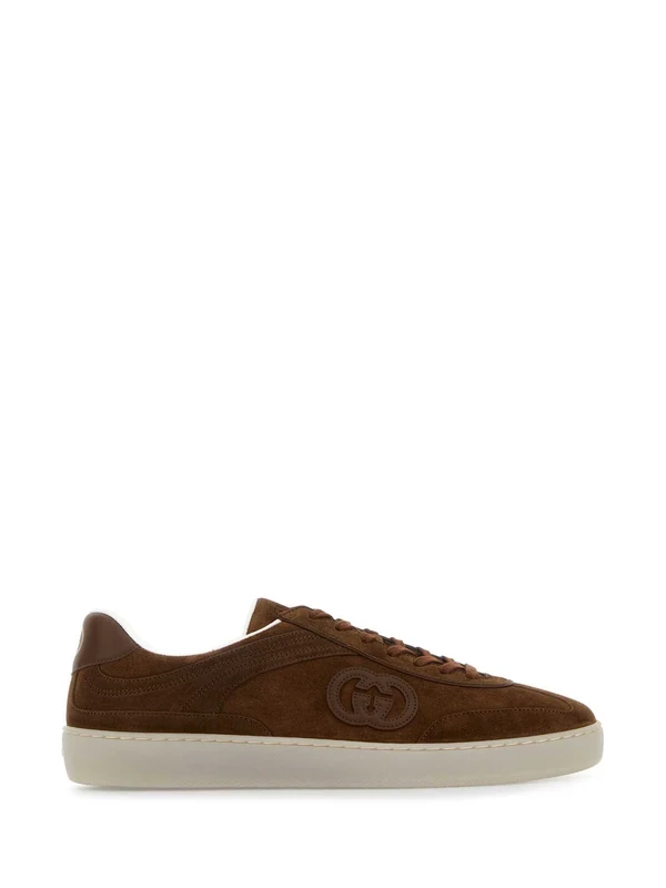 Gucci Brown Low Top Sneakers